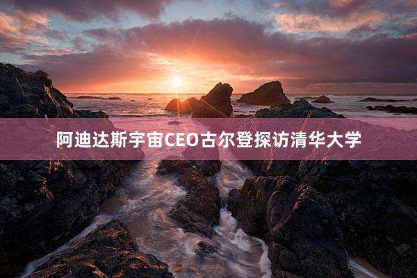 阿迪达斯宇宙CEO古尔登探访清华大学