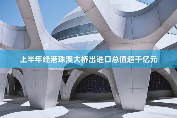 上半年经港珠澳大桥出进口总值超千亿元