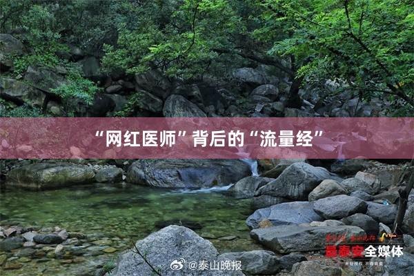 “网红医师”背后的“流量经”