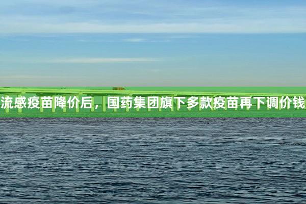 流感疫苗降价后，国药集团旗下多款疫苗再下调价钱