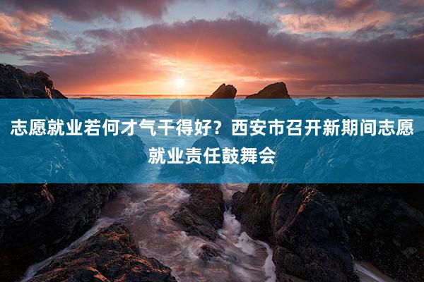 志愿就业若何才气干得好？西安市召开新期间志愿就业责任鼓舞会