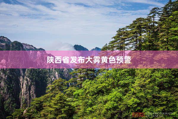 陕西省发布大雾黄色预警