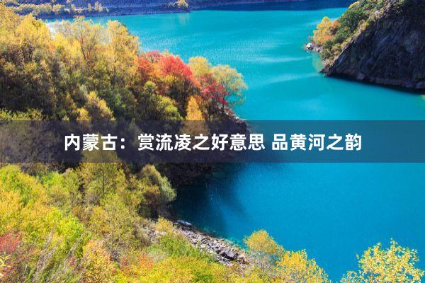 内蒙古：赏流凌之好意思 品黄河之韵