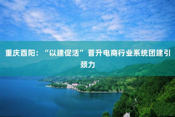 重庆酉阳：“以建促活” 晋升电商行业系统团建引颈力