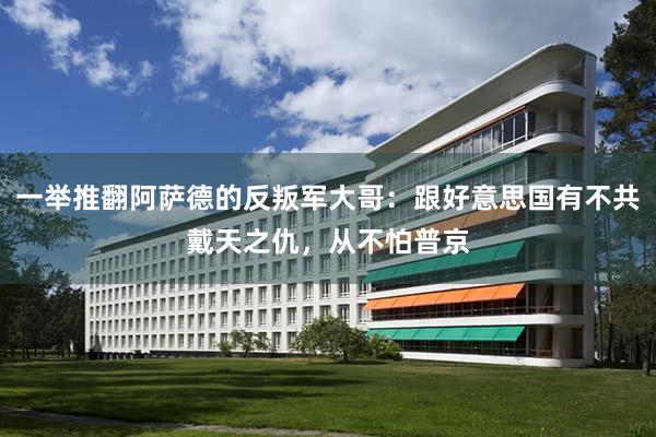 一举推翻阿萨德的反叛军大哥：跟好意思国有不共戴天之仇，从不怕普京